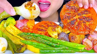 ASMR Roasted Veggie Platter  Eating Sounds  Mukbang  ASMR Phan [upl. by Idnew]