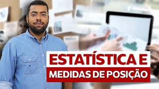 Estatística Medidas de Posição e Dados Não Tabulados  GG Concursos [upl. by Licastro]