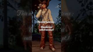 RDO outfits amp tutorials Chambliss corset pt1 gaming gamingvideos rdr2 rdr2online [upl. by Dewar575]