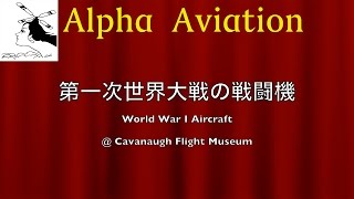 航空機あれこれ＃カヴァナー航空博物館の戦闘機〜第一次世界大戦〜 World War I Aircraft  Cavanaugh Flight Museum [upl. by Leatrice]