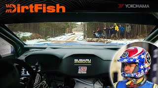 Travis Pastrana FULL Stage Onboard  ARA SnoDrift Rally 2024 [upl. by Bushey384]