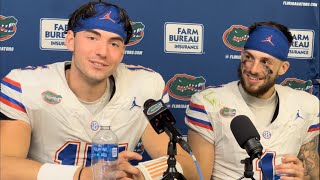 Graham Mertz Ricky Pearsall discuss career high performances in Florida’s win over South Carolina [upl. by Ariel]