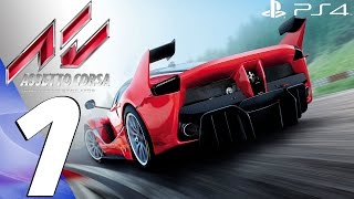 Assetto Corsa PS4  Gameplay Walkthrough Part 1  Prologue Full Game FIRST RACES [upl. by Nonnaihr868]