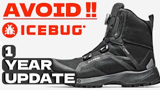 WORST Quality Winter BOOTS –ICEBUG Walkabout GTX Winter boots  1 year update winter boots icebug [upl. by Atiraj]