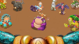 Bisonorus on Amber Island Full Song My Singing Monsters [upl. by Rorry]