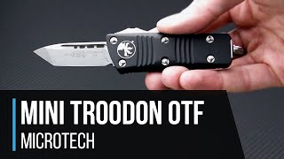 Microtech Mini Troodon California Legal OTF Automatic Overview [upl. by Coady]