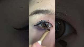 Apply Fake Eyelashes 💙 Girls Eyelashes Kaise lagaen Simple And Easy shorts eyelashes tutorial [upl. by Attenehs860]