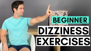 Exercises For Dizziness Vertigo and Motion Sensitivity BEGINNER [upl. by Egroj]