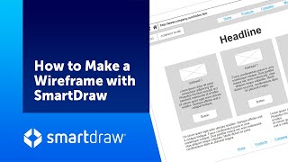 How to Create a Wireframe with SmartDraw [upl. by Read]