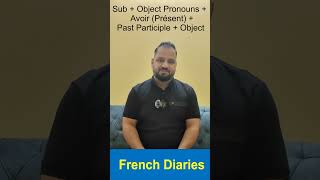 French Passé Composé shorts Passé Composé  Object Pronouns  Past tense with object pronouns [upl. by Oiril]