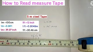 Tape measurement Explained in Tamil  How to read measure inches feet cm meter in Tape Tamil [upl. by Angie]