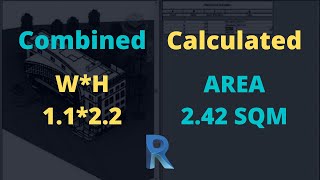 Revit Schedule Tutorial Calculated and Combined Parameters [upl. by Erlandson205]