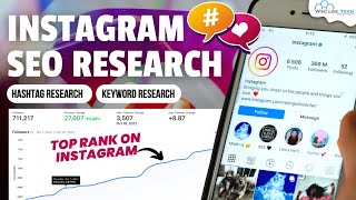 INSTAGRAM SEO How to Rank Top on Instagram  KeywordHashtags Research for Instagram [upl. by Pilloff]