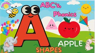 Best video to Learn ABC’s Phonics Vowel Sounds Numbers and Shapes 🍭💕🥰tittlekins [upl. by Demakis]