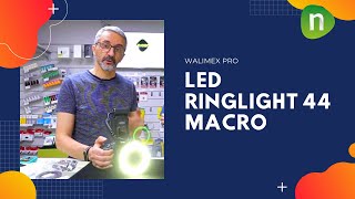 Walimex Pro  LED Ringlight 44 Macro [upl. by Redienhcs]