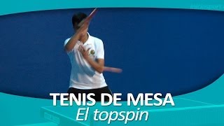 TENIS DE MESA 9 El topspin [upl. by Ahtivak]