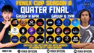 FENIX CUP SEASON 8  QUATER FINALNGROUP A AND B  FENIX OFFICIAL [upl. by Gaidano]