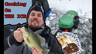 🔥 Lake Alice Ice Cookout 🎣Tips to Crappie Galore Finicky Fooler ❄️ fishinglife icefishing [upl. by Weaks]