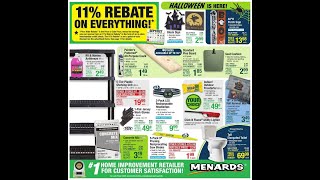 Menards Weekly Ad September 26 – October 6 2024 [upl. by Ilanos]