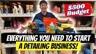 How To Start a Car Detailing Business With Only 500 in 2024  Detailing Beyond Limits [upl. by Mattox]