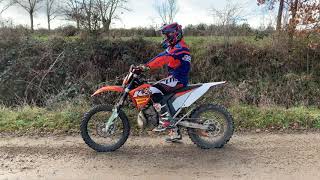 KTM 25O exc FMF 2 stroke sound 4k [upl. by Tekcirc]