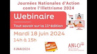 Tout savoir sur les Journées Nationales dAction contre lIllettrisme 2024 [upl. by Girovard]