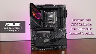 Premium Intel Z890 Motherboard for Gamers  ASUS ROG Strix Z890F Gaming WIFI Unboxing amp Overview [upl. by Darnell]