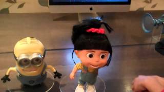 ToyFair Rachel Peck Talking About Despicable Me 2 Toys [upl. by Odarnoc]