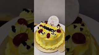 Butterscotch Cake Design cake SumikshaBakers viral [upl. by Shelley758]