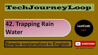 Trapping Rain Water  LeetCode42  python coding dsa leetcode algorithm hard [upl. by Einaffit]