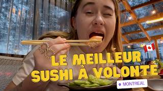 Vlog dAoût à Montréal  déçu du festival et meilleur sushi à volonté de la ville   Montréal PVT [upl. by Massab973]