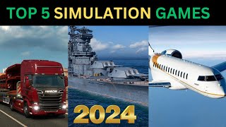 5 Best Simulation Games You Should Definitely Try in 2024 😱 [upl. by Hamian857]