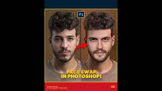 Beginner Photoshop Tutorial  Swap Face sukasstudio20 shorts [upl. by Nortad]