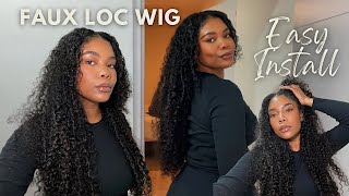 Boho Faux Loc Wig Under 200  V Part Wig Ft Reshine Hair [upl. by Leatri267]