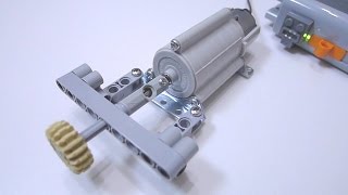 LEGO Gearbox Motor DIY with TAMIYA 72001 Planetary Gearbox Set [upl. by Bernelle]