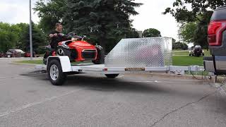 Aluma TK1 Trike Trailer CanAm Spyder [upl. by Diamond692]