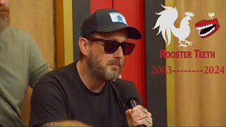 Geoff Ramsey responds to Rooster Teeth Shutdown [upl. by Htidirrem]