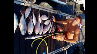 pêche au palangre plus de 30 kg de gros pagres  pageots daurades  fielas à Marseille [upl. by Asilrahc735]