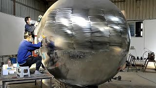 How They Make Stainless Steel Spheres [upl. by Adnilev]