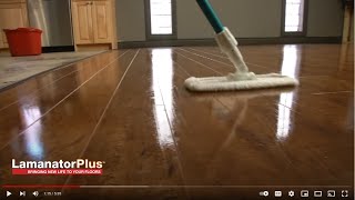 Laminate Floor Care w Lamanator Plus [upl. by Beacham874]