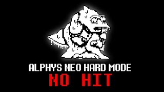 Alphys NEO  Hard Mode No Hit First Ever [upl. by Leola]