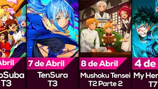 Estrenos Anime Temporada de Primavera 2024 [upl. by Ejroj637]