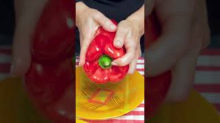 Cómo hacer pimientos asados perfectos en freidora de aire 🌶️ [upl. by Abby751]