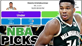 1025 NBA Prizepicks Today  LOCKS [upl. by Matias]