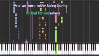 Being Boring on Synthesia  Karaoke  Lyrics [upl. by Carin]