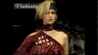 FLASHBACK Scherrer FallWinter 200001 Haute Couture Runway Show  Paris Fashion Week  FashionTV [upl. by Oflunra]