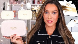 NEW CHANEL HOLIDAY GIFT SETS SHOPPING HAUL VLOG [upl. by Aisnetroh]