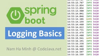 Spring Boot Logging Basics [upl. by Ardua]