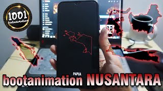 Bootanimation Nusantara Project v33 PALING KEREN BEST bootanimationzip [upl. by Wylen]