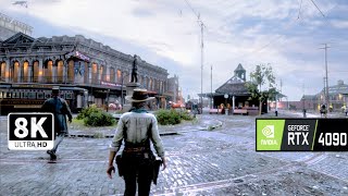 The True Realism of Red Dead Redemption 2  8K  on RTX 4090 [upl. by Idnew]